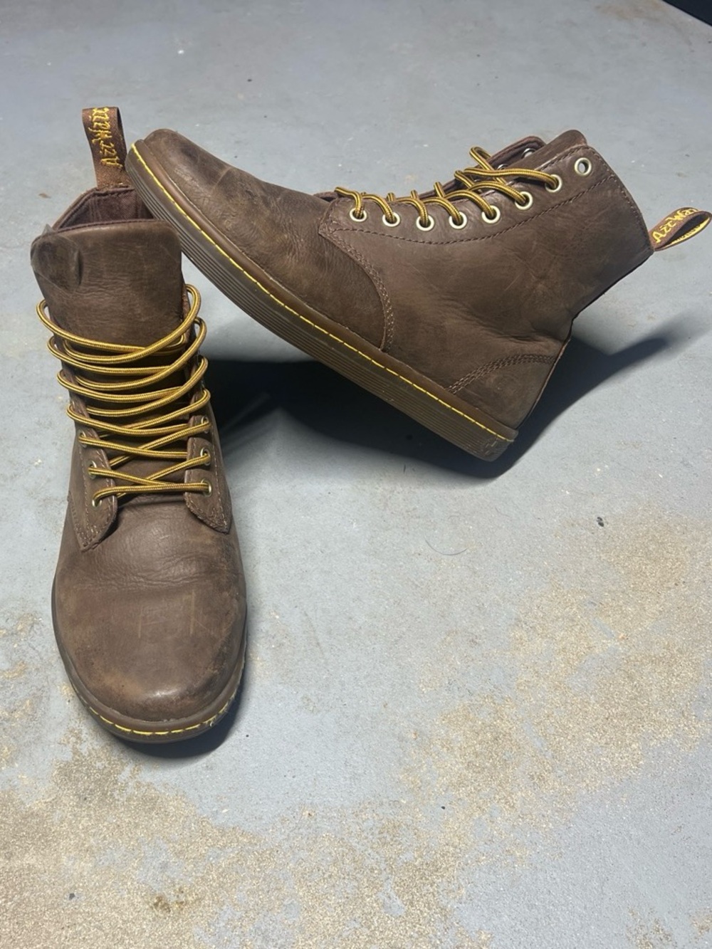 Dr. Martens Tobias Brown Leather Boots Size US 9 L / US 8 M